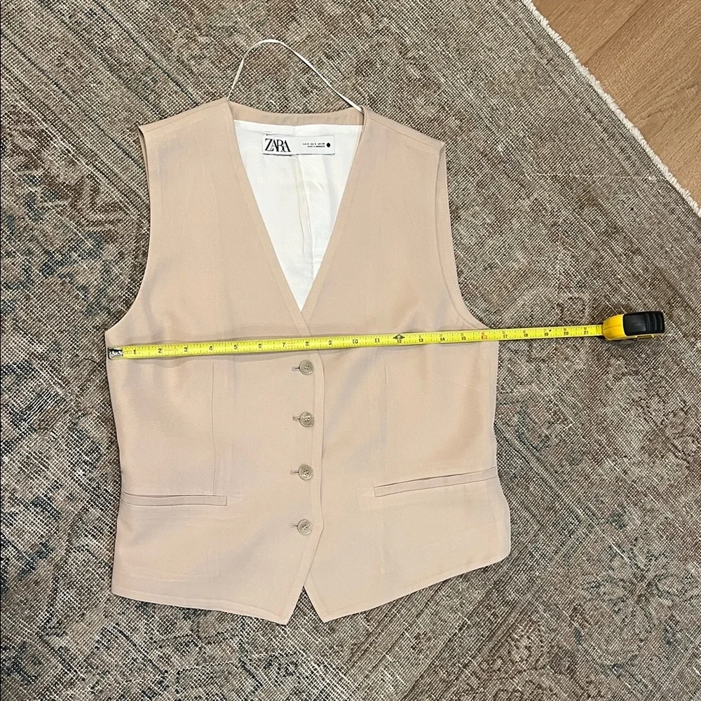 Taupe Zara vest - Picture 6 of 7